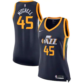 donovan mitchell utah jazz nike womens swingman jersey icon-185